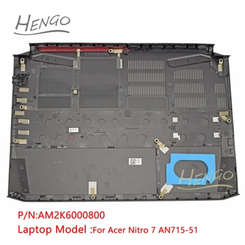 AM2K6000800 черный Новый оригинальный для Acer Nitro 7 AN715-51 N18C3 Нижний корпус Нижняя крышка основания корпуса D Крышка корпуса Изображение 2