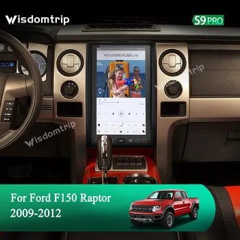 Android 11 Ford F150 Raptor 2009-2012 Умный мультимедийный видеоплеер Радио GPS 14,4-дюймовая 4G-навигация CarPlay Изображение 2