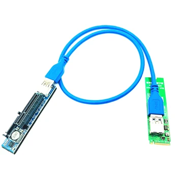 Raiser NVME M.2 к PCI-E X4 Card Extension Port Адаптер Riser Card Разъем Для Видеокарт PCIE Extender с Кабелем 60 см USB3.0 Изображение 2