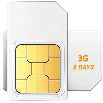 SIM-карта для путешествий по Брунею на 8 дней 3G 5 дней 1G Безлимитный низкоскоростной мобильный телефон Карта для передачи данных оператора в роуминге Изображение 2