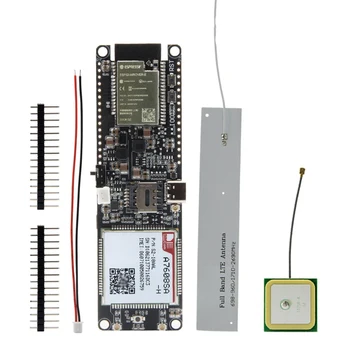 T-A7608SA-H ESP32 SIM LTE Сетевая GPS Антенна ESP32-WROVER-E Беспроводной Модуль WiFi Bluetooth Плата разработки Изображение 2