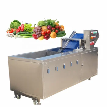 Автоматическая машина для мытья листовых овощей и фруктов для общественного питания Изображение 2