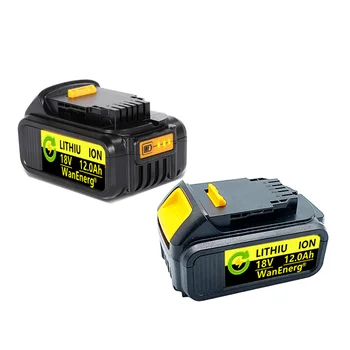 Аккумулятор для электроинструмента 18 В, 12,0 ач, для dcb180 dcb181 dcb182 dcb201 dcb201-2 dcb200-2 dcb204-2 L50, продается 1 Аккумулятор + зарядное устройство Изображение 2