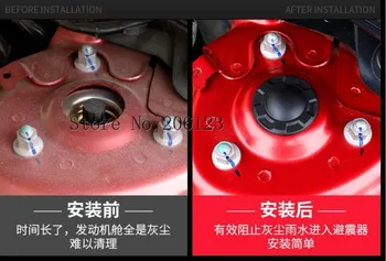 Аксессуары из АБС-пластика 2ШТ для декоративной крышки амортизатора Mazda CX-5 CX-4 для Mazda 3 AXELA ATENZA Изображение 2
