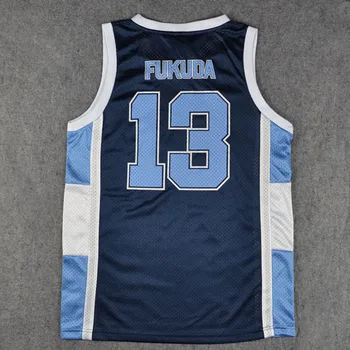 Аниме Slam Dunk Ryonan 13 # FUKUDA Баскетбольная майка, темно-синие топы, быстросохнущие и дышащие Изображение 2