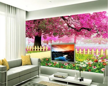 бейбеханг Современные классические красивые элегантные обои свежий романтический мангровый цветок блуждающий фон papel de parede tapety Изображение 2