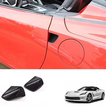 Внешняя Дверная ручка из углеродного волокна для автомобиля, Крышка Чаши, Отделка полости чашки для Chevrolet Corvette C7 2014-2019 Изображение 2