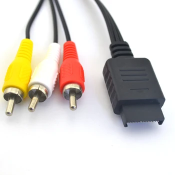 Высококачественный AV-кабель для PS 1 Аудио-Видео шнур 3RCA для PlayStation Full needle Изображение 2