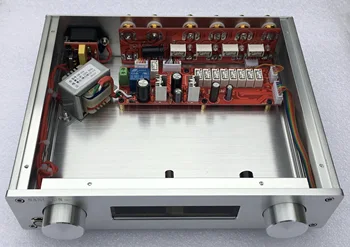 Высококачественный Пульт дистанционного управления RCA вход пассивный предусилитель усилитель реле регулятор громкости в сборе Изображение 2
