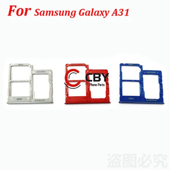 Для Samsung Galaxy A31 A41 A51 A71 Держатель для чтения Sim-карт, Держатель Лотка для двух Sim-карт, Слот-Адаптер Изображение 2