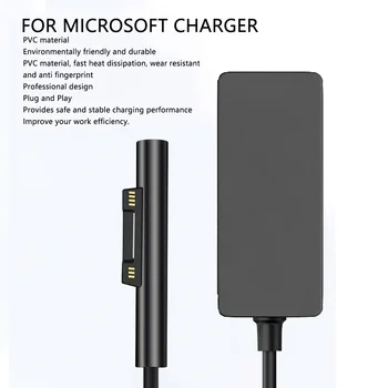 Для Surface Подключается к кабелю USB C, магнитный противоизносный кабель для зарядки ноутбука из ПВХ мощностью 65 Вт для Surface Pro 8 hot Изображение 2