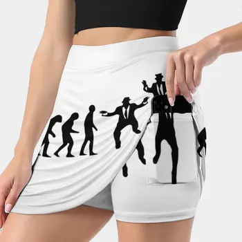 Женская модная спортивная юбка Evolution Of The Blues Brothers С карманами, юбки для тенниса, гольфа, бега Evolution Blues Brothers Изображение 2