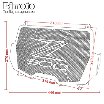 Защитная решетка радиатора мотоцикла BJMOTO из нержавеющей стали для Kawasaki Z900 ABS SE 50th Anniversary Изображение 2
