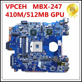 Используется для материнской платы ноутбука SONY VPCeh VPCEH28FG MBX-247 DA0HK1MB6E0 A1848625A HM65 410M/512MB GPU DDR3 MB 100% Протестировано Быстрая доставка Изображение 2
