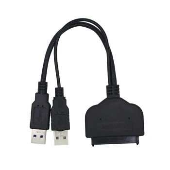 Кабель-Адаптер USB 3.0-SATA / Конвертер /Разъем С Поддержкой Питания 2,5 