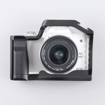 Клетка для Камеры из алюминиевого Сплава, Видеокамера для Беззеркальной Камеры Canon M5 M50 M50II с Креплением для Холодного Башмака с Отверстиями для винтов 1/4