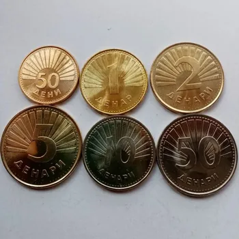 Македония, полный набор из 6 монет, абсолютно новые, UNC Изображение 2