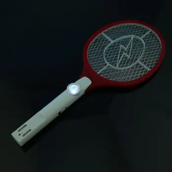 Мухобойка от комаров Перезаряжаемая электрическая ракетка для защиты от насекомых, Мухобойка-ловушка, Электрическая ловушка от комаров EU Изображение 2