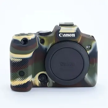 Мягкая Силиконовая Сумка Для Зеркальной Фотокамеры Canon EOS R10 R7 RP R6 R 7D 77D 600D 650D 700D Защитная Оболочка Для Зеркальной Фотокамеры Изображение 2