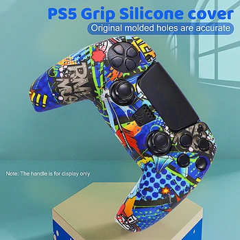 Мягкий Силиконовый Гелевый Резиновый Чехол Для PS5 Playstation 5 Controller Protection Skin Противоскользящий Для Sony PS5 Gamepad Аксессуары Изображение 2