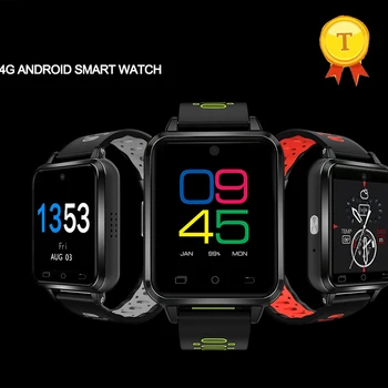 Новое поступление Квадратных смарт-часов, спортивных часов 4G с большой батареей, GPS-камеры, Wi-Fi Sim-карты, мужских смарт-часов-телефона для ios Android Изображение 2