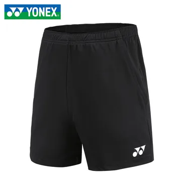Новые мужские спортивные шорты для бадминтона Yonex, теннисные шорты, мужские шорты для настольного тенниса, быстросохнущие шорты для фитнеса, спортивные тренировочные шорты Изображение 2