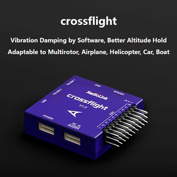 Новый контроллер полета RadioLink Crossflight с FC OSD встроенным 10-канальным ШИМ-выходом для радиоуправляемого FPV-дрона, вертолета, самолета, автомобиля, лодки Изображение 2