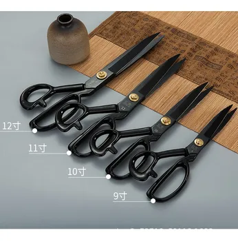 Ножницы для портного Renji, ткань, профессиональные ножницы для шитья одежды, крупный портной, бытовая промышленность, Марганцевая сталь, подлинный продукт Изображение 2
