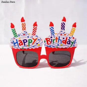 Очки с днем рождения Реквизит для фотобудки Пластиковые очки для вечеринки по случаю дня рождения, детские принадлежности для вечеринок, аксессуары для вечеринок Изображение 2