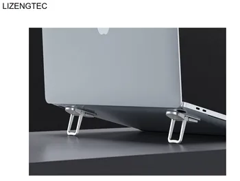 Подставка для ноутбука LIZENGTEC Алюминиевая, 2 шт., мини-складная портативная, подходит для различных спецификаций 13-17 дюймов Изображение 2