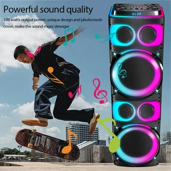 Портативный J B L Partybox С высококачественным микшером для караоке, Bluetooth-динамиком с fm-радио, мини-динамиком Super Bass Изображение 2